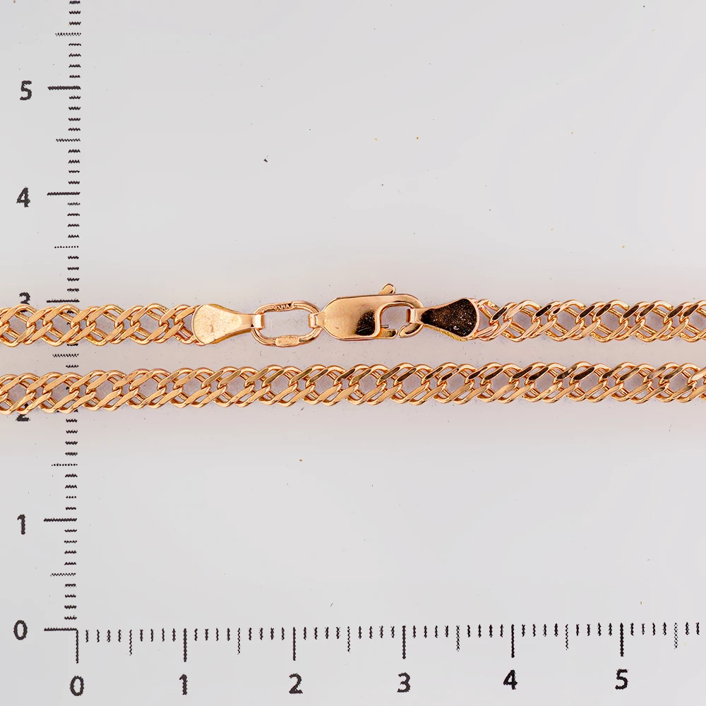 Цепь из красного золота 585 пробы