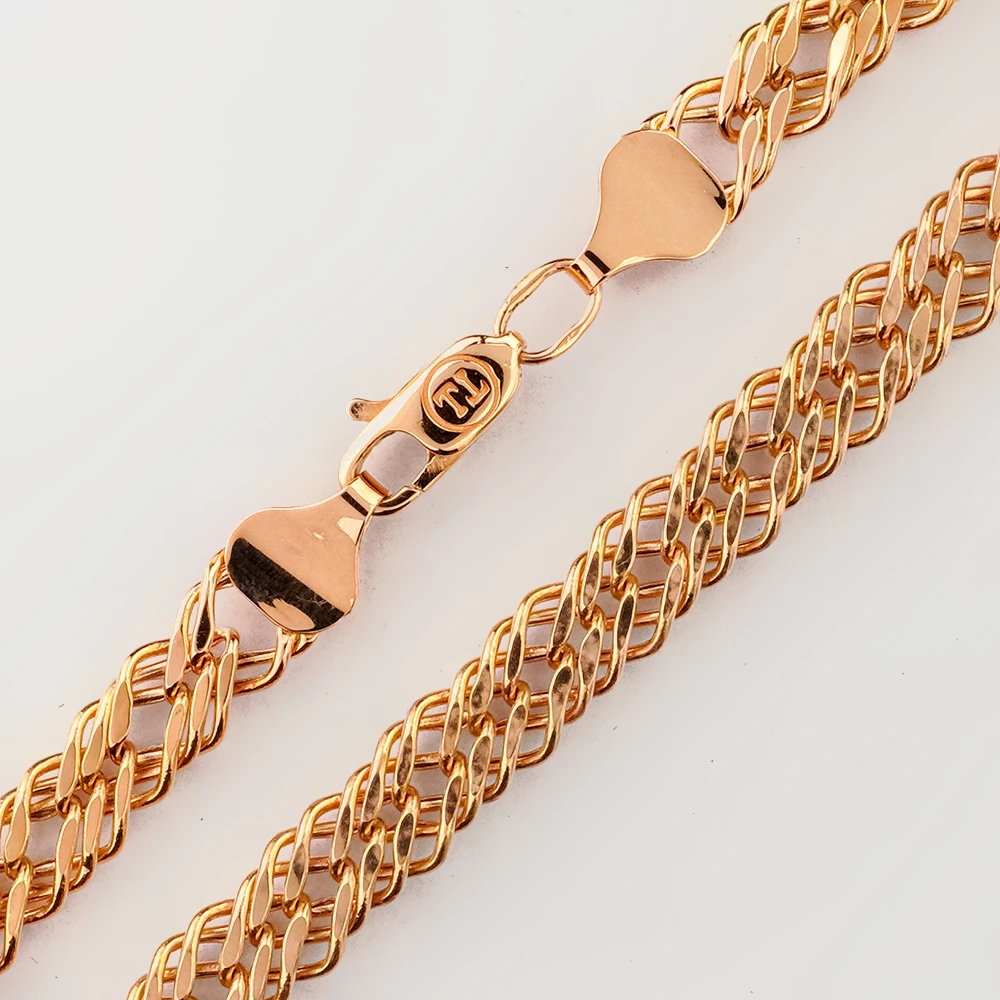 Цепь из красного золота 585 пробы