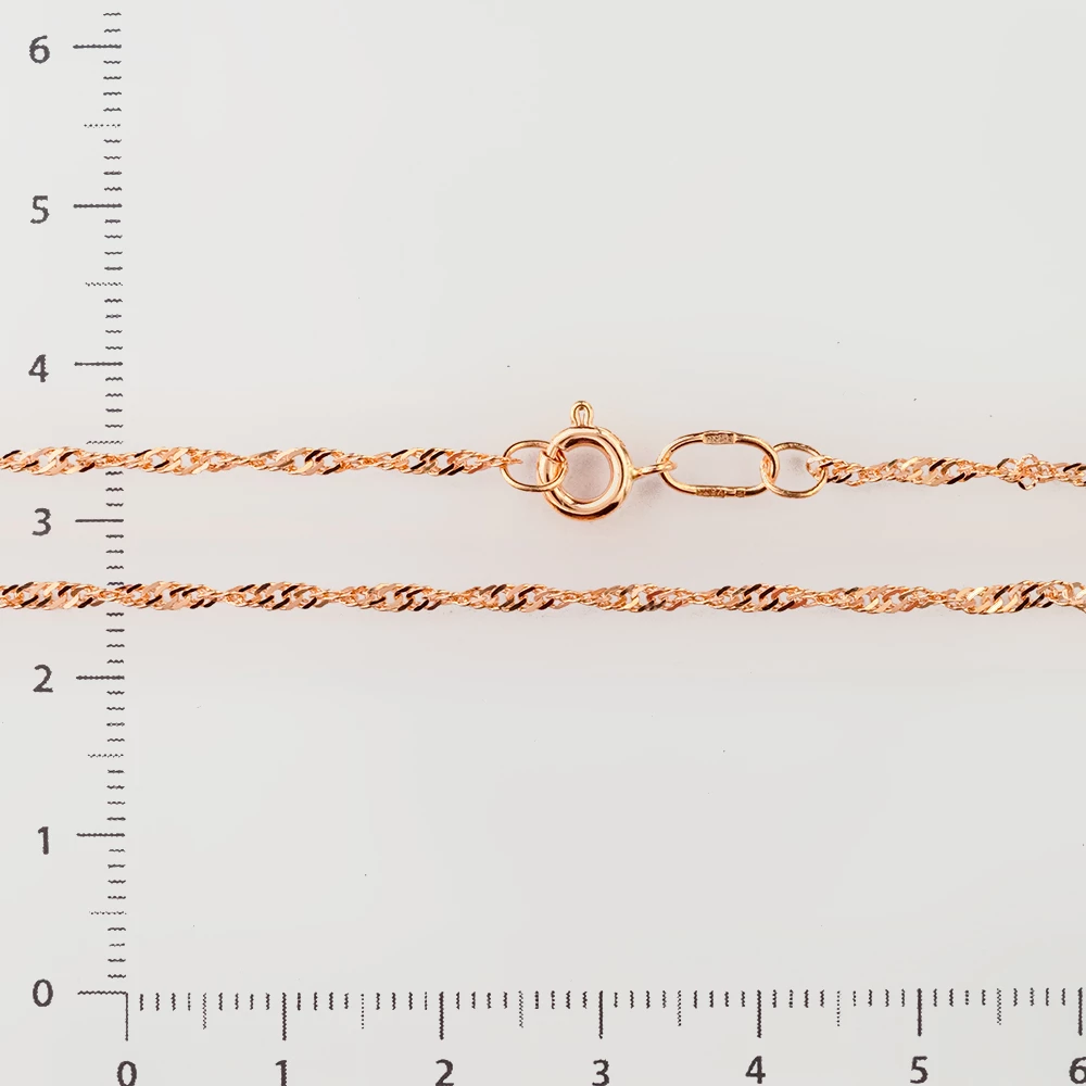 Цепь из красного золота 585 пробы