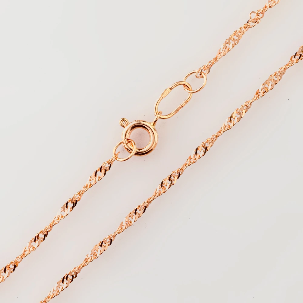 Цепь из красного золота 585 пробы