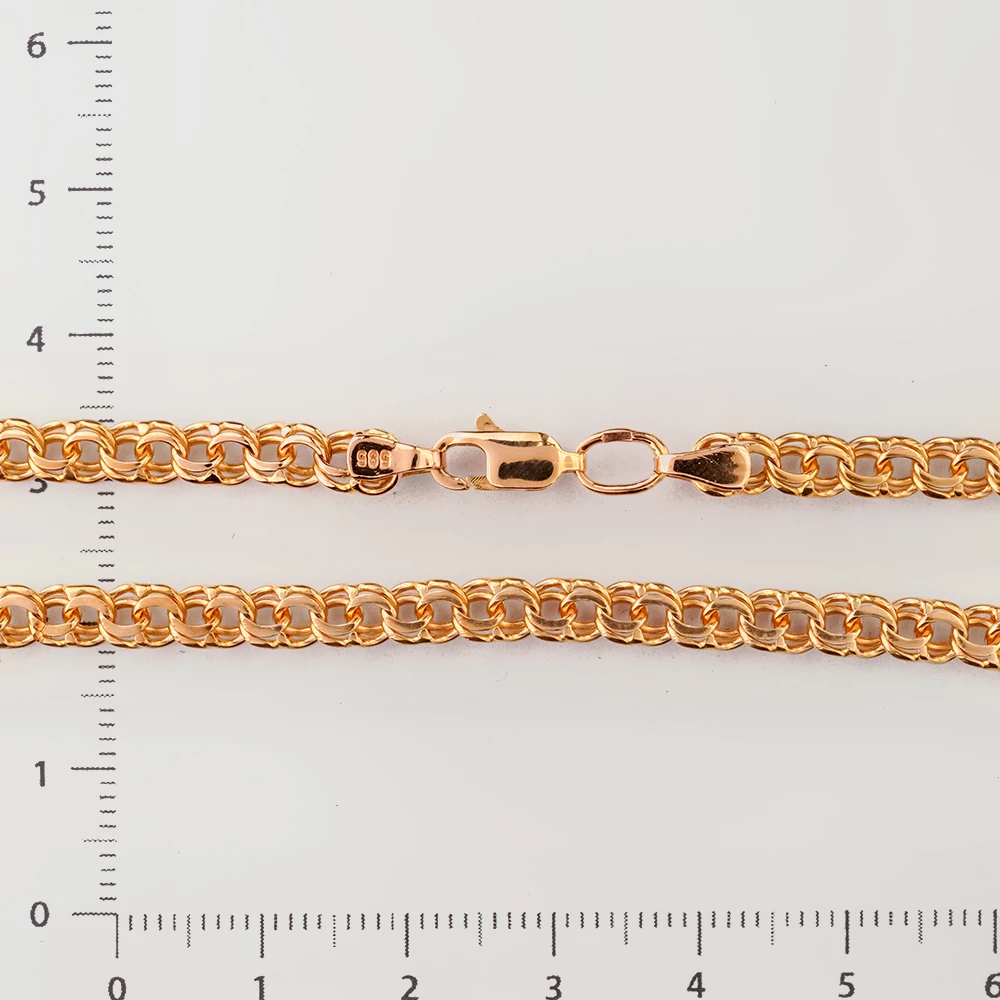 Цепь из красного золота 585 пробы