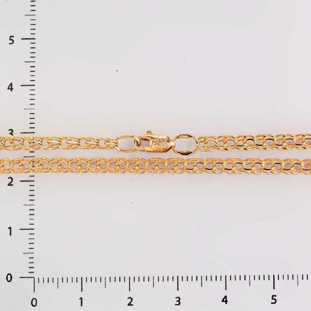 Цепь из красного золота 585 пробы