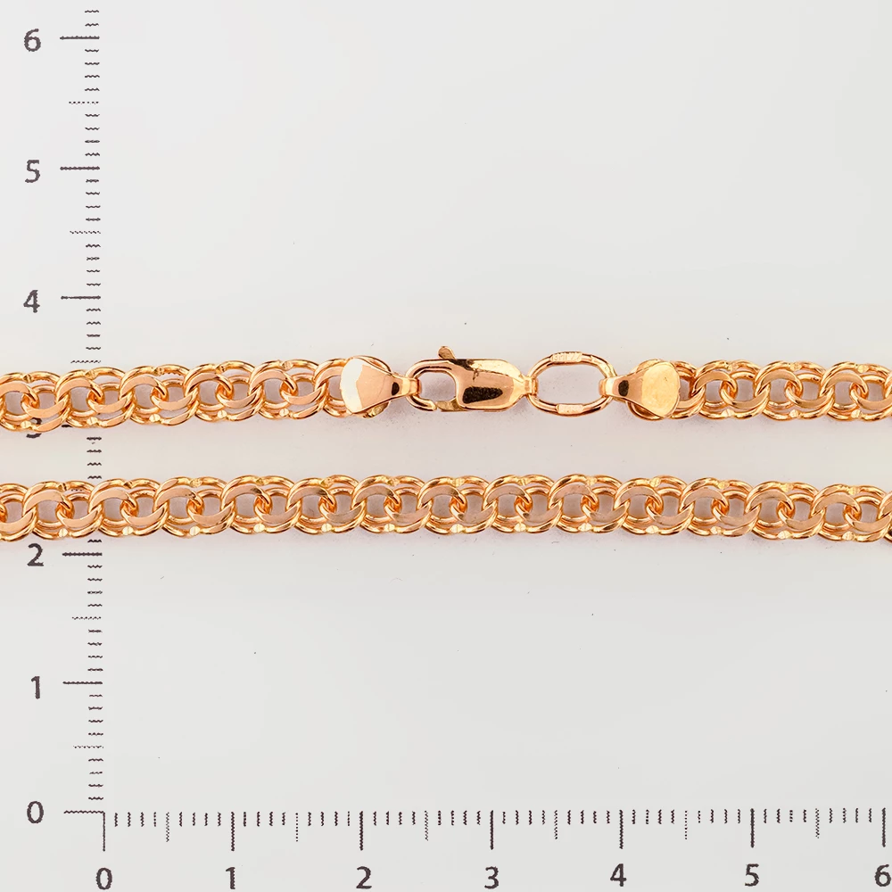 Цепь из красного золота 585 пробы