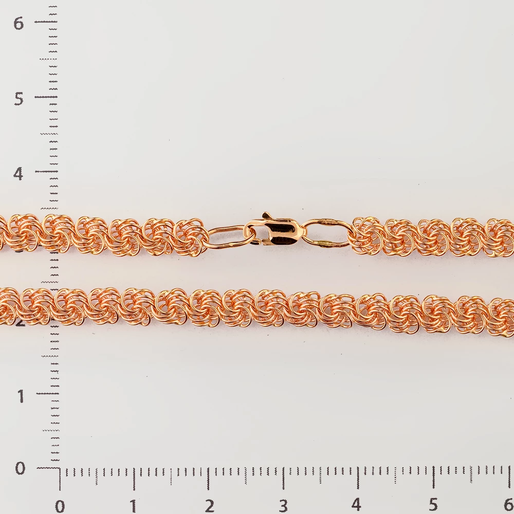 Цепь из красного золота 585 пробы