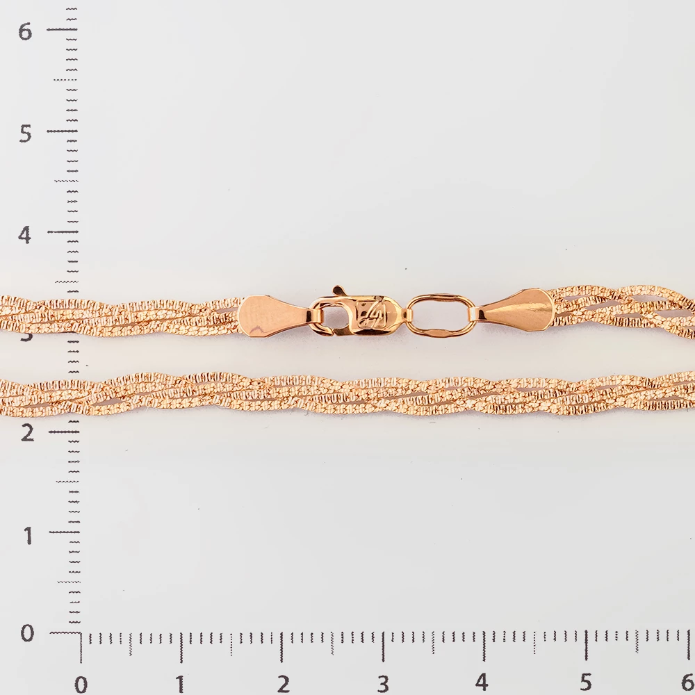 Цепь из красного золота 585 пробы