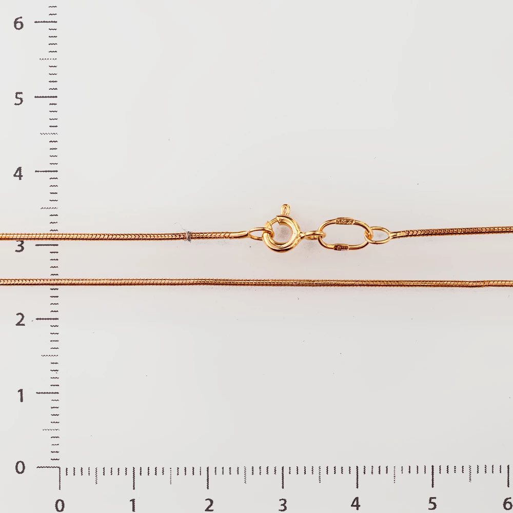 Цепь из красного золота 585 пробы