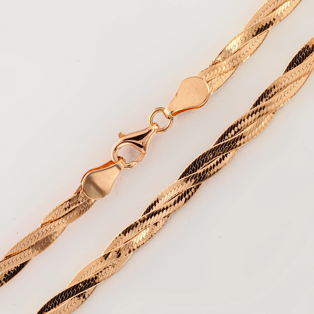 Цепь из красного золота 585 пробы