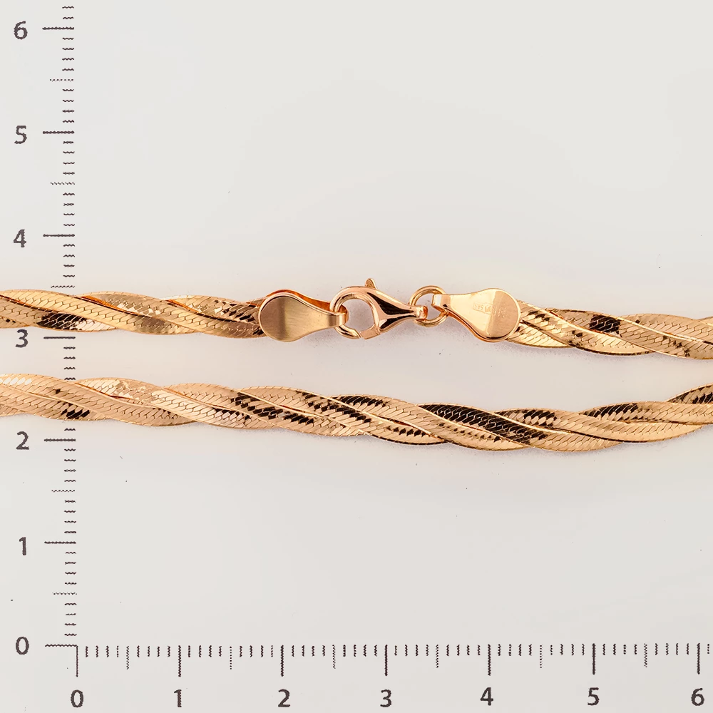 Цепь из красного золота 585 пробы