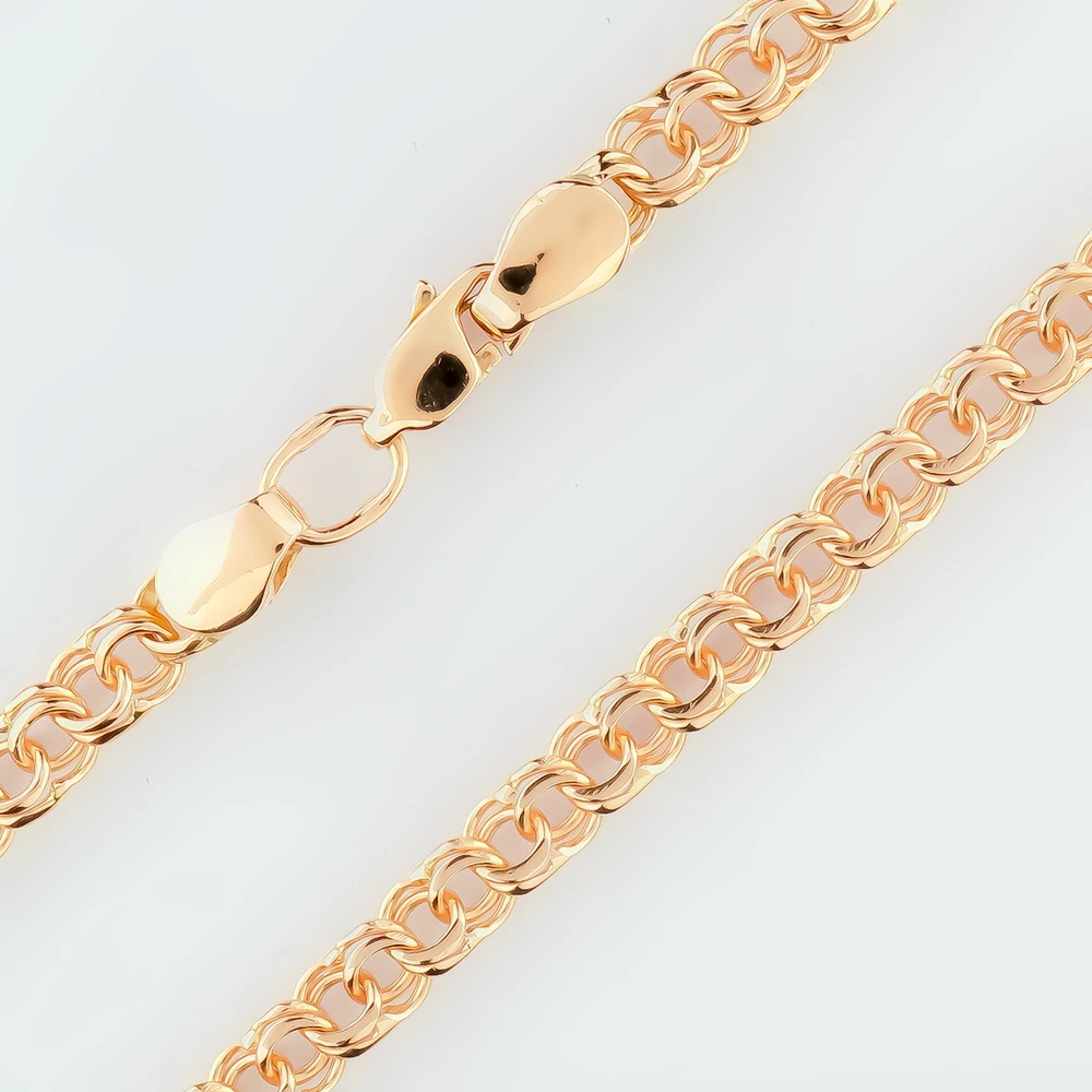 Цепь из красного золота 585 пробы