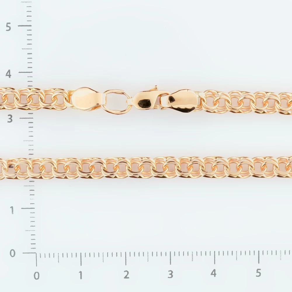 Цепь из красного золота 585 пробы