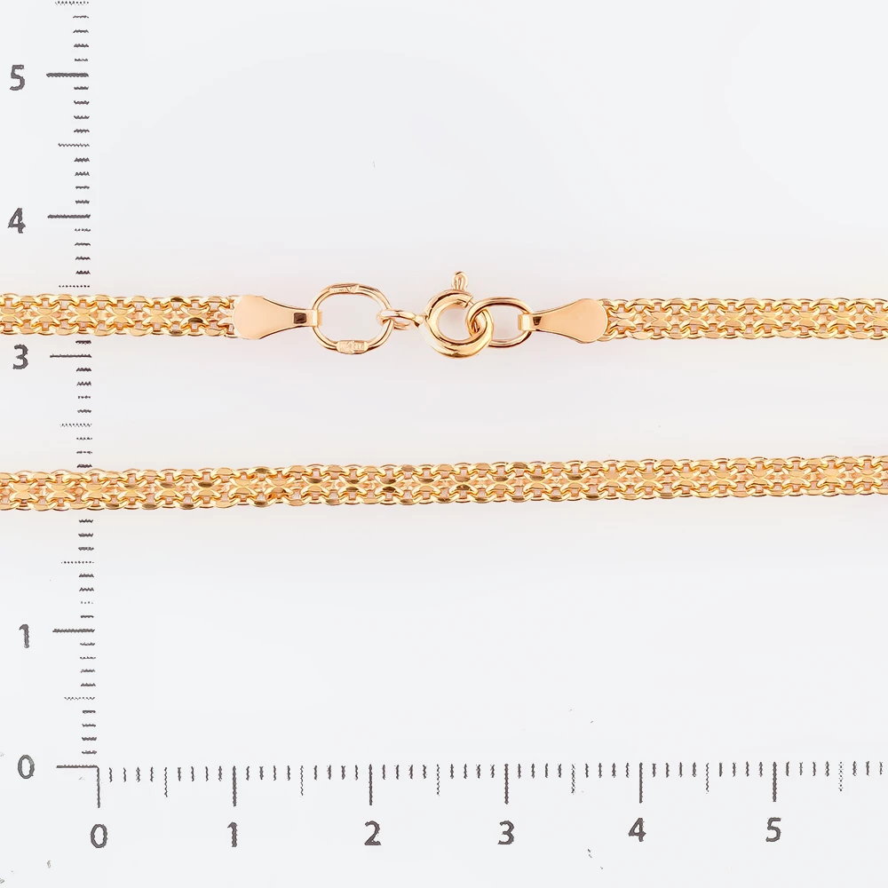 Цепь из красного золота 585 пробы