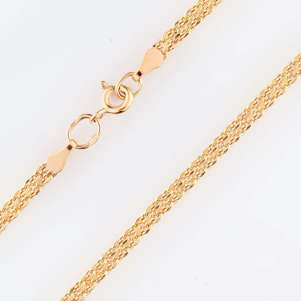 Цепь из красного золота 585 пробы