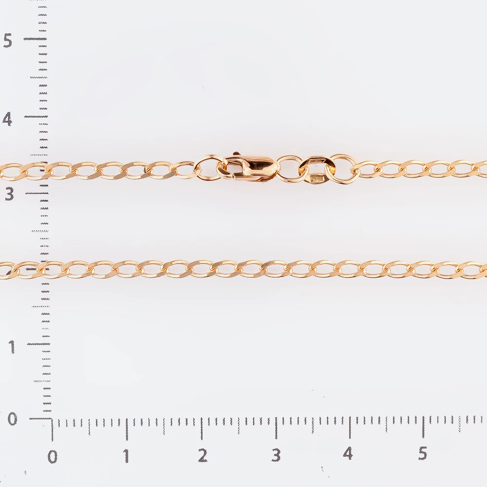 Цепь из красного золота 585 пробы