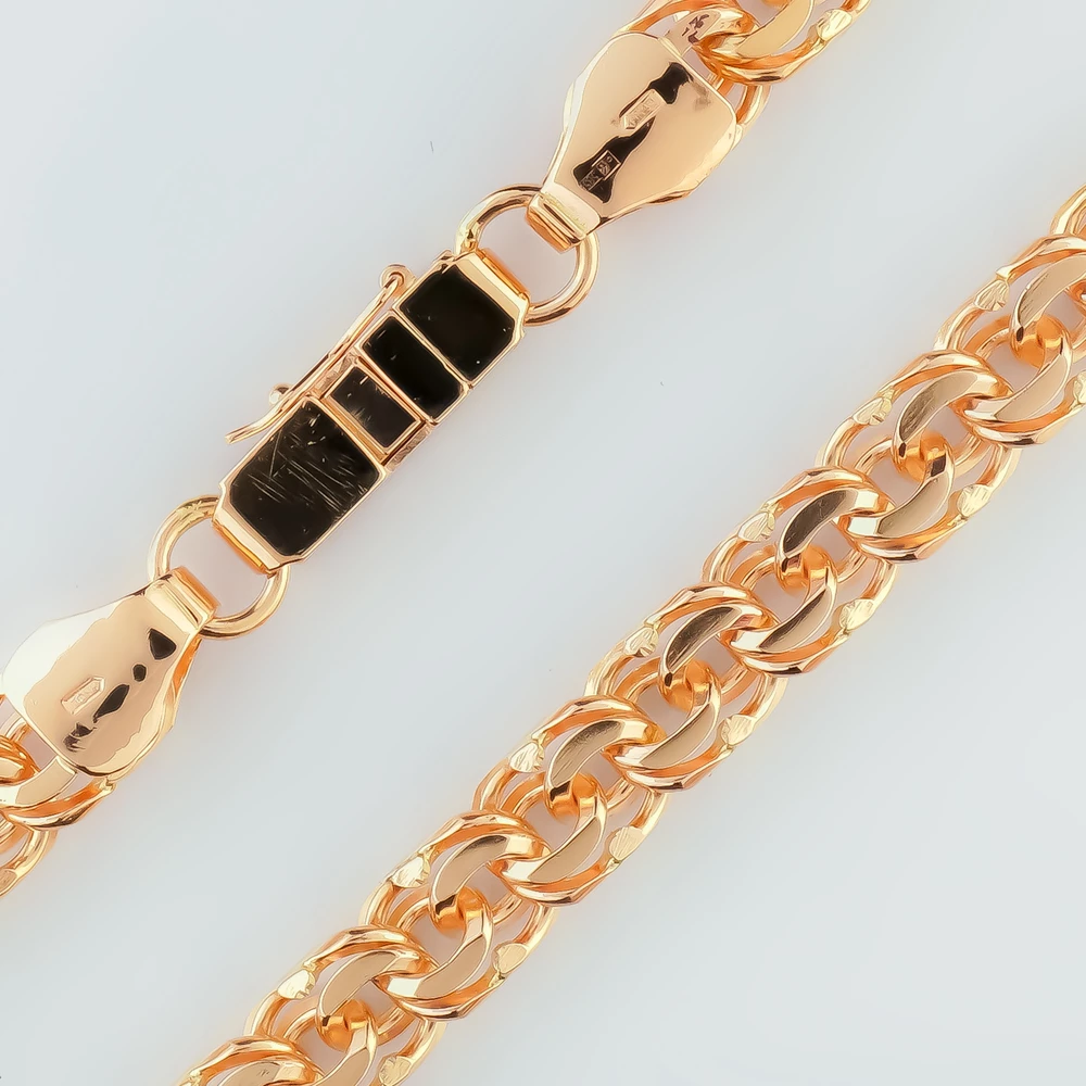 Цепь из красного золота 585 пробы