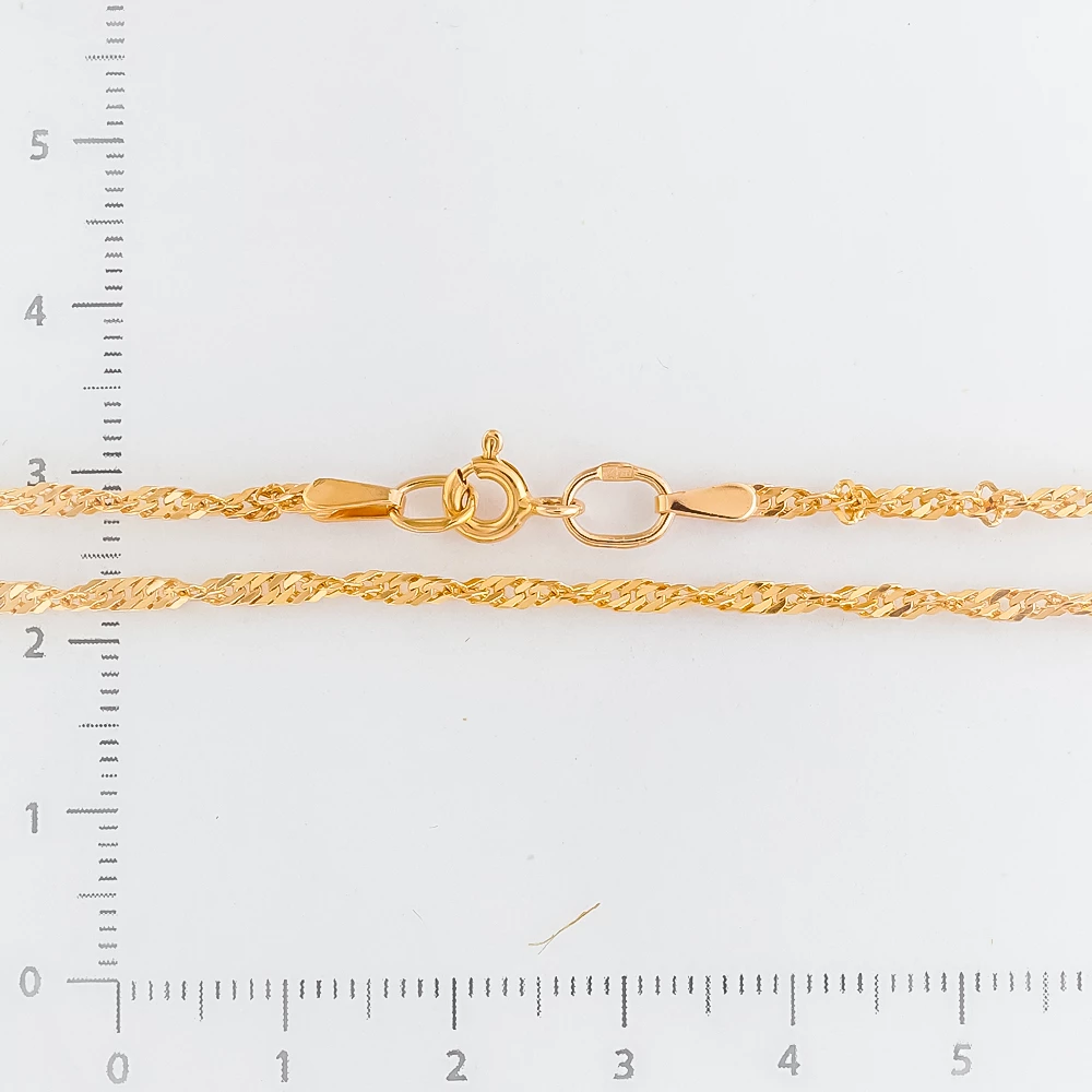 Цепь из красного золота 585 пробы