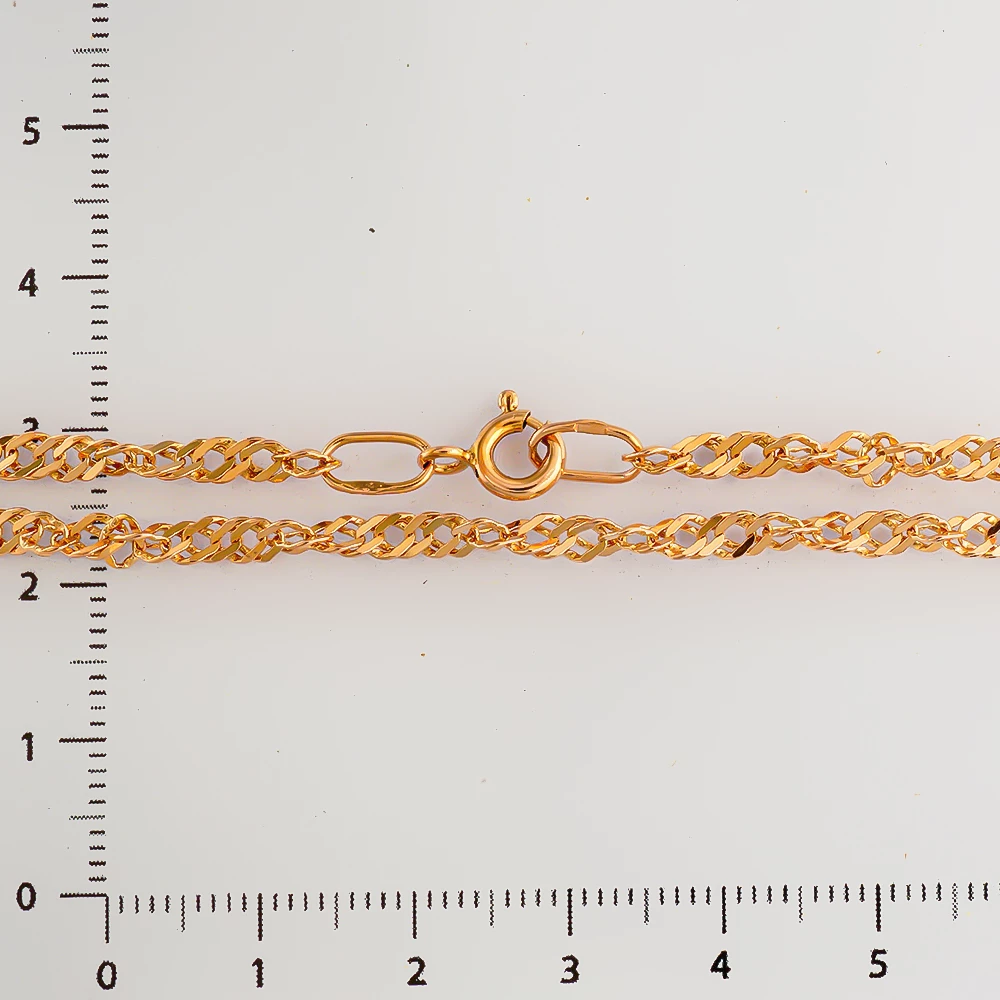 Цепь из красного золота 585 пробы