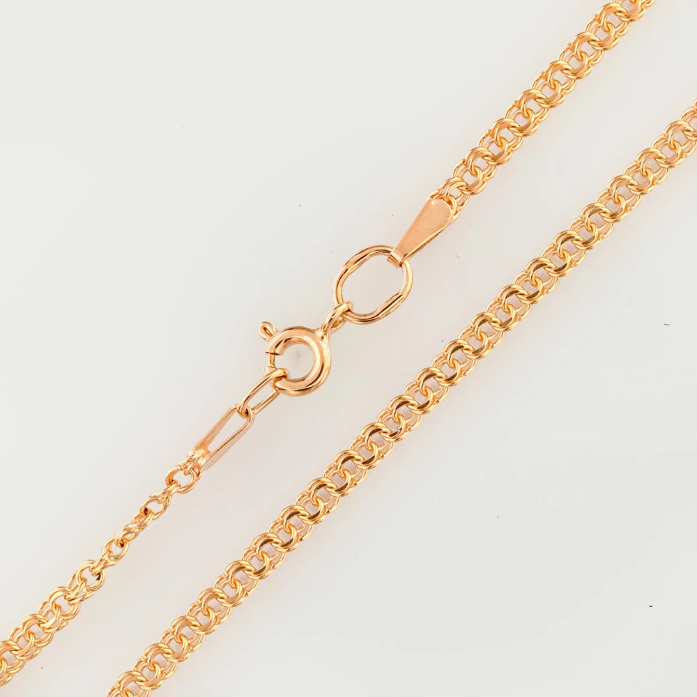 Цепь из красного золота 585 пробы