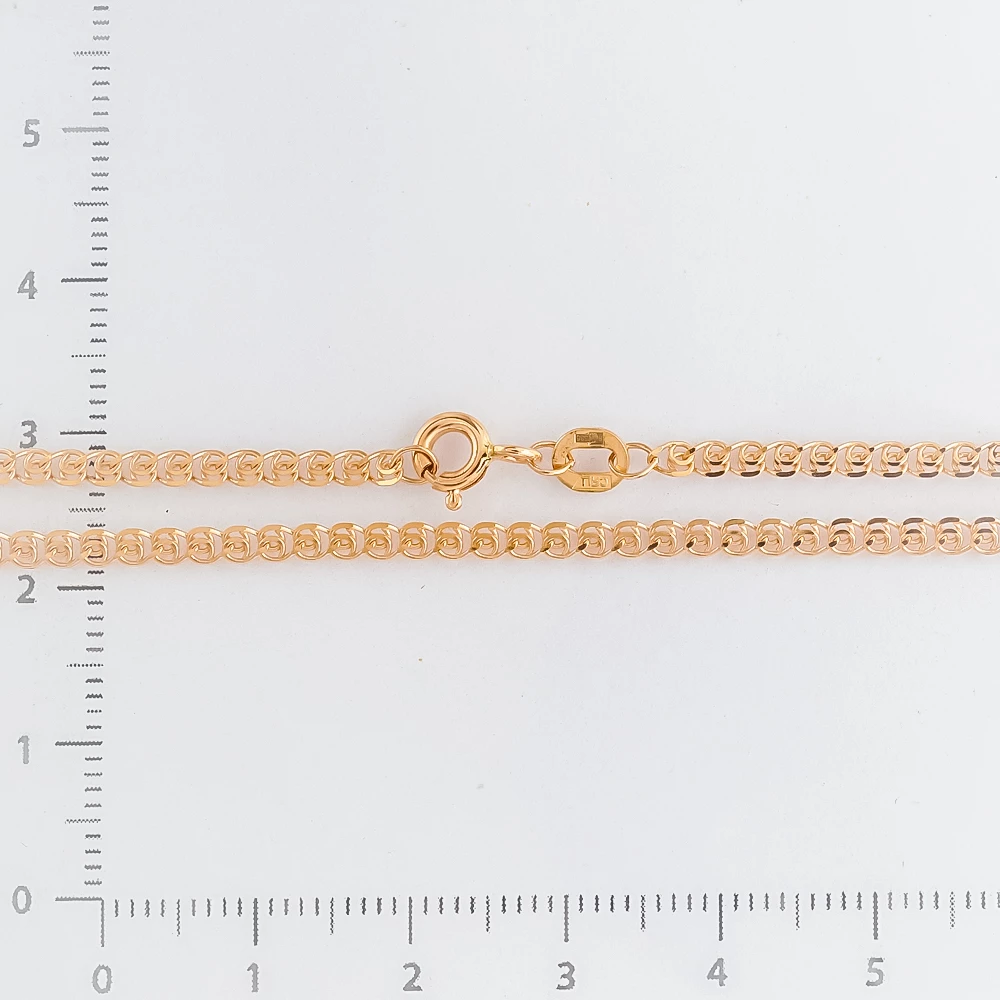 Цепь из красного золота 585 пробы