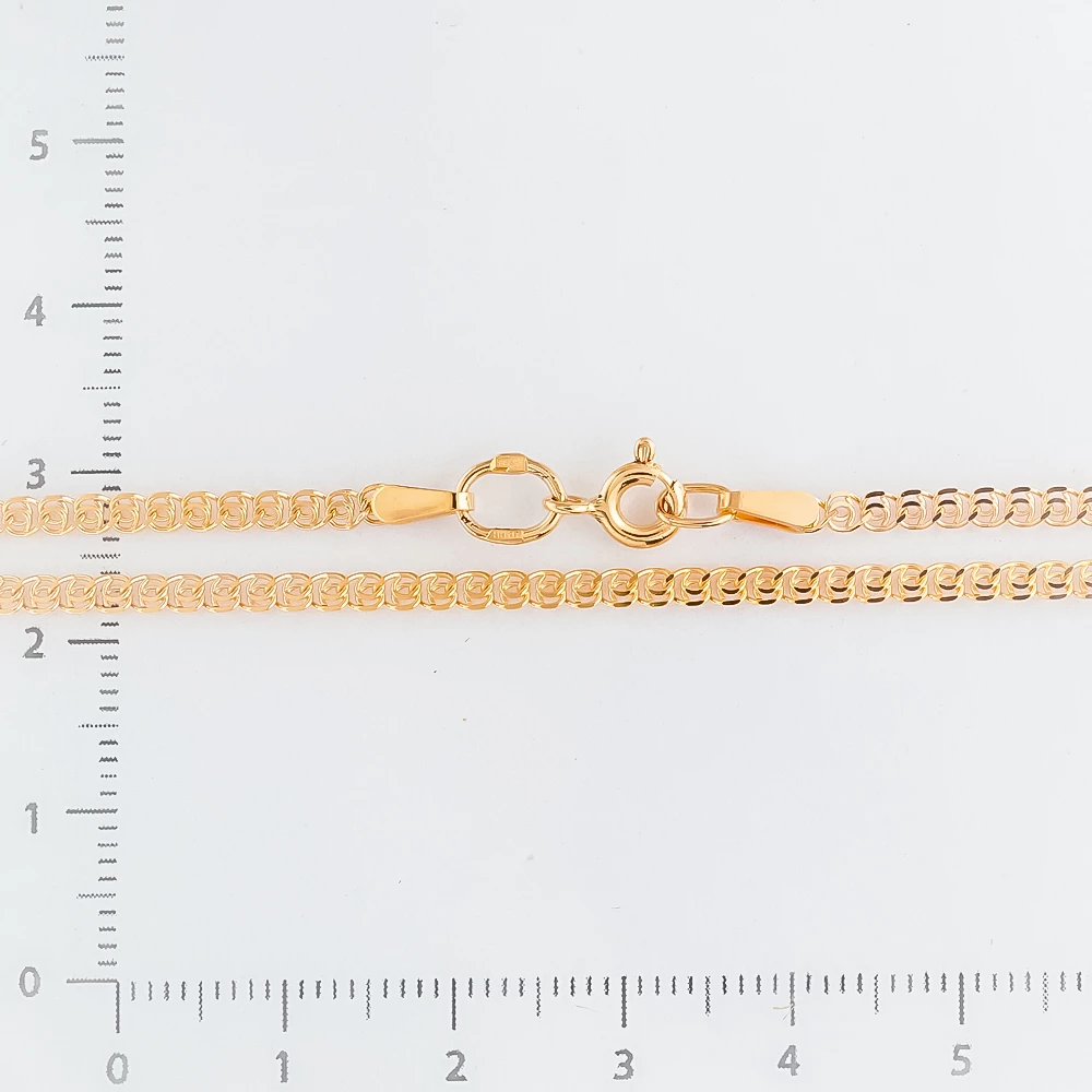 Цепь из красного золота 585 пробы