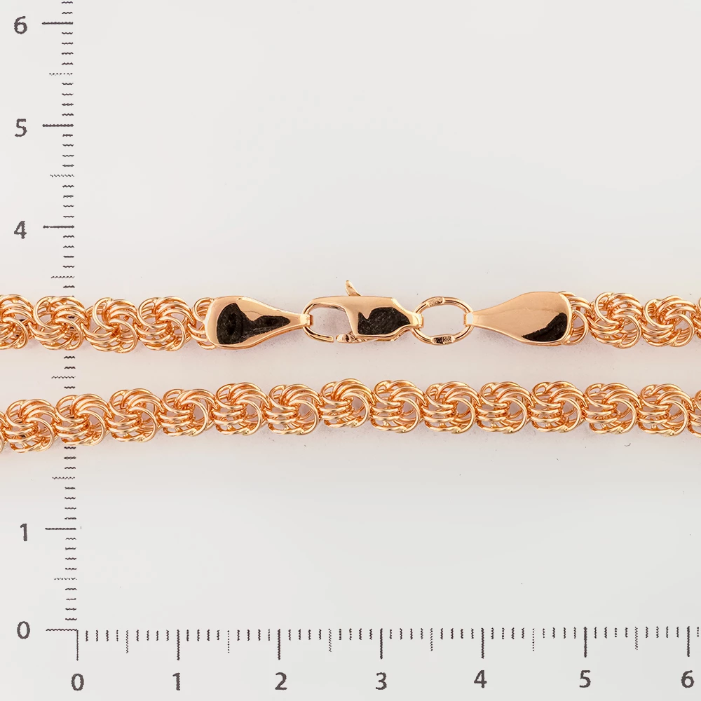 Цепь из красного золота 585 пробы