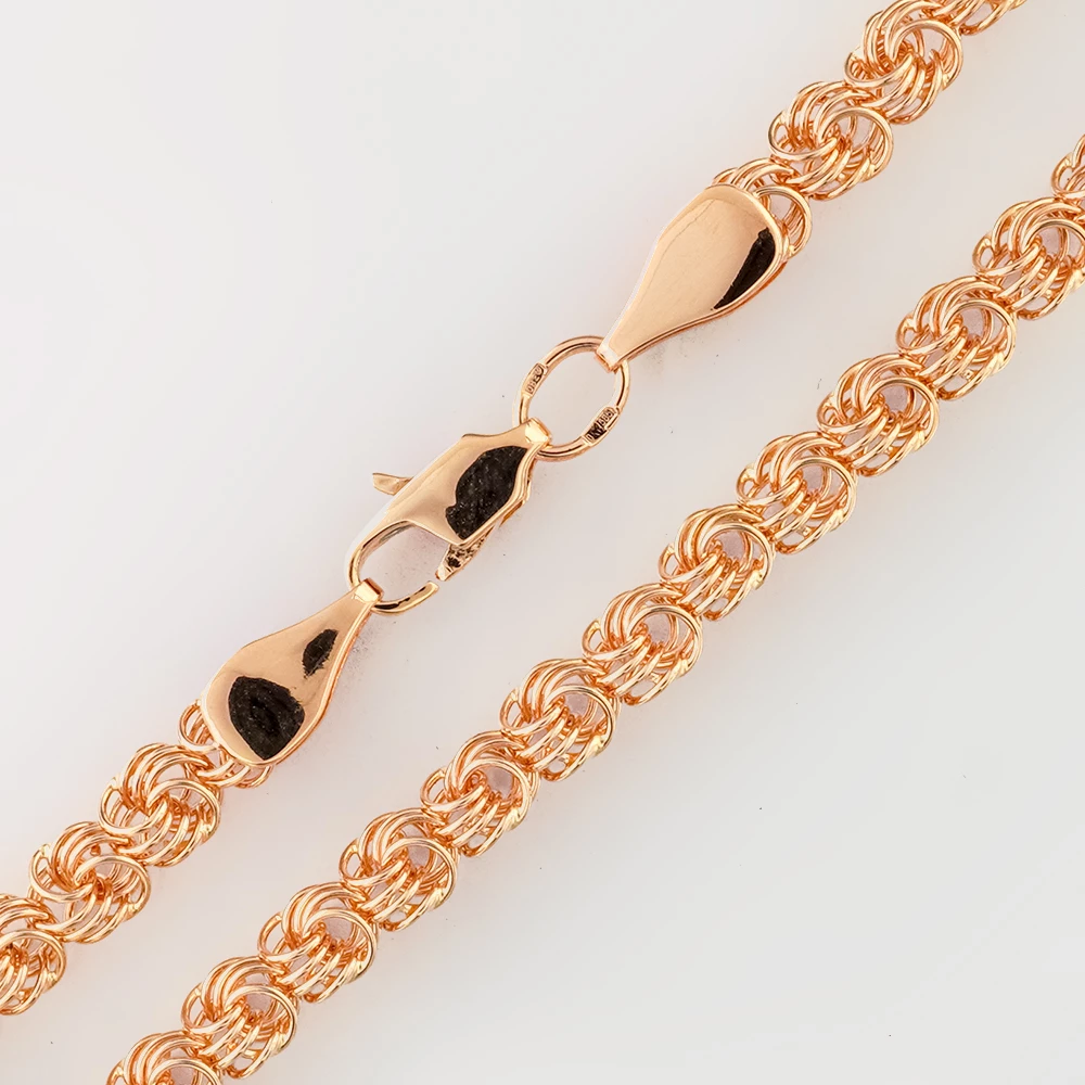 Цепь из красного золота 585 пробы