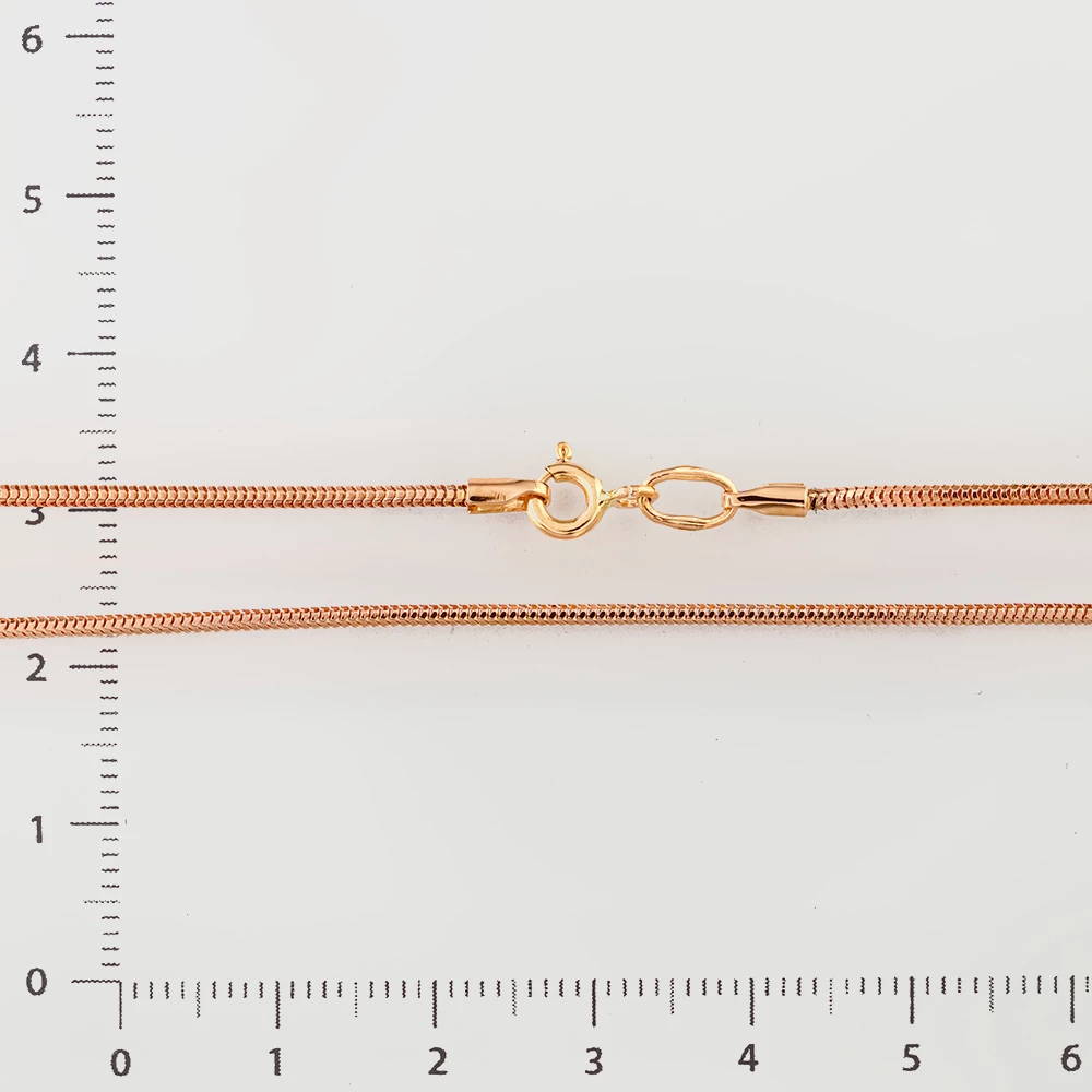 Цепь из красного золота 585 пробы