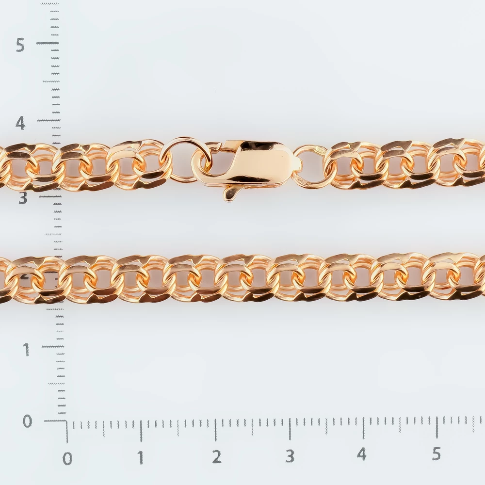 Цепь из красного золота 585 пробы