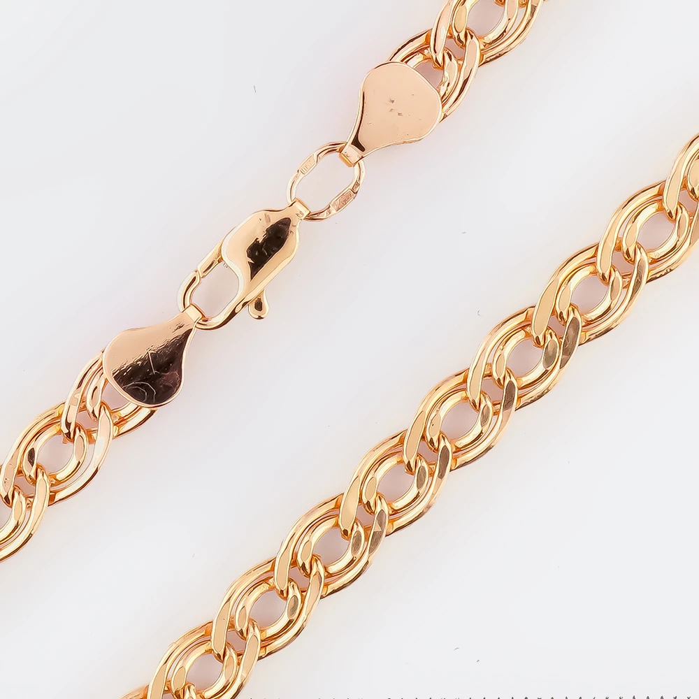 Цепь из красного золота 585 пробы