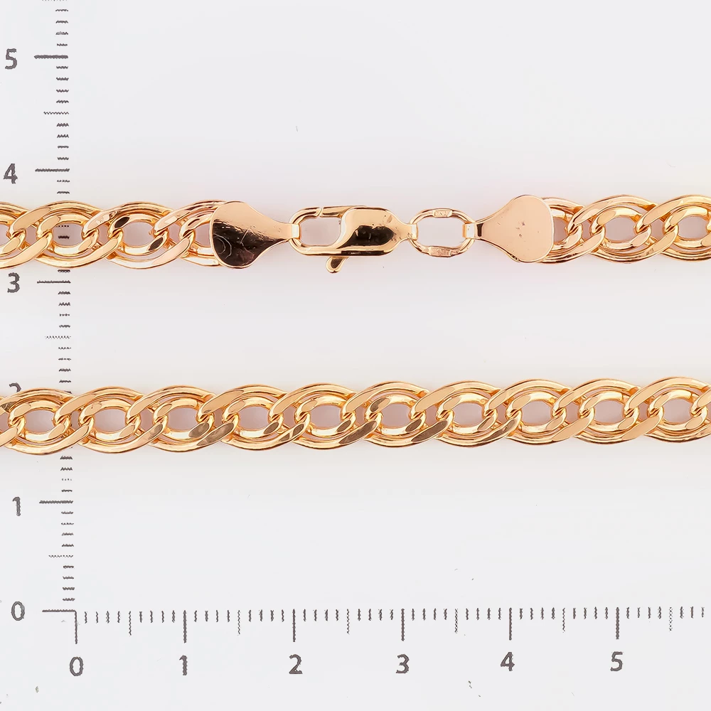 Цепь из красного золота 585 пробы