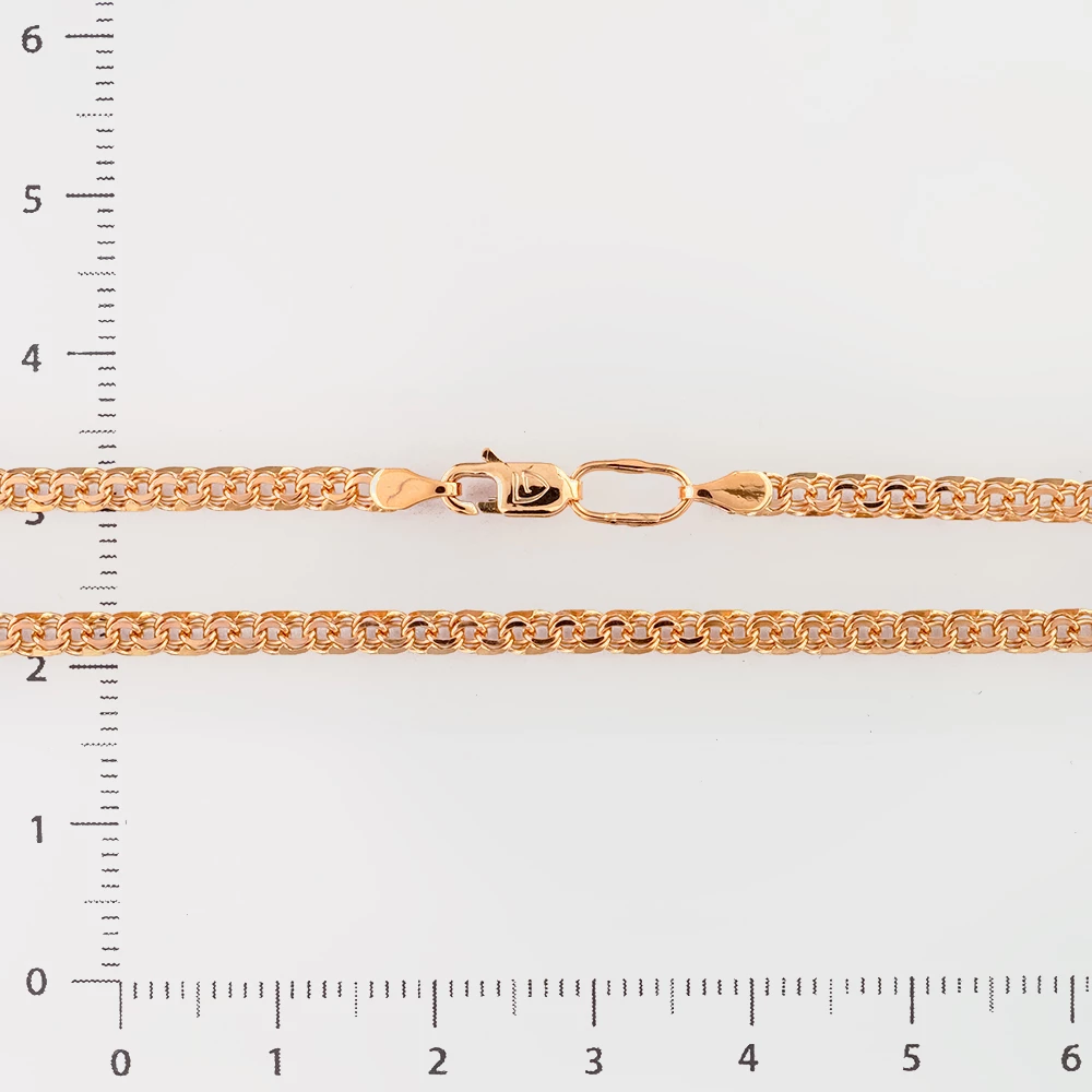 Цепь из красного золота 375 пробы