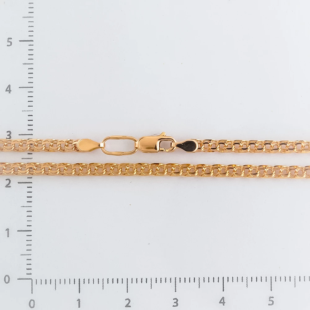 Цепь из красного золота 585 пробы