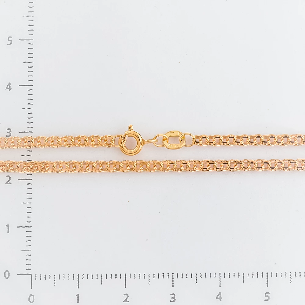 Цепь из красного золота 585 пробы