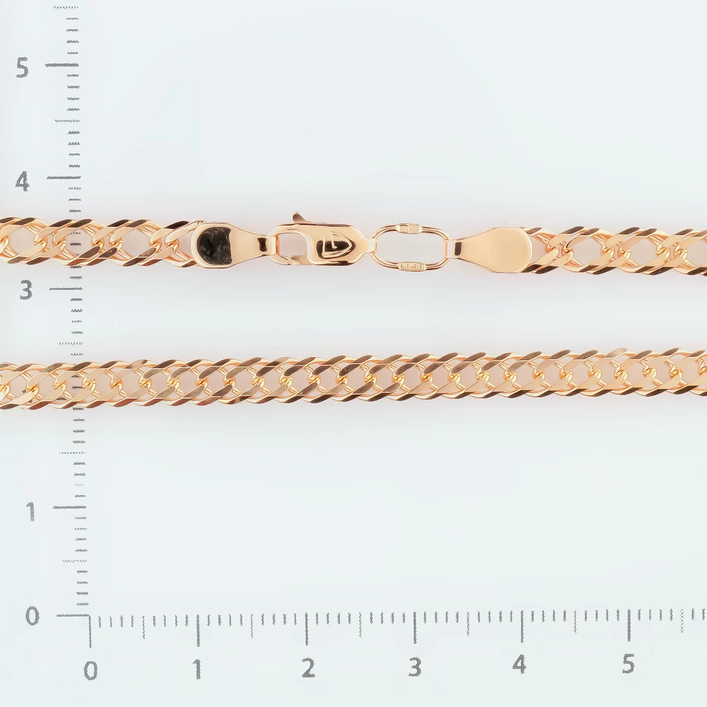 Цепь из красного золота 585 пробы