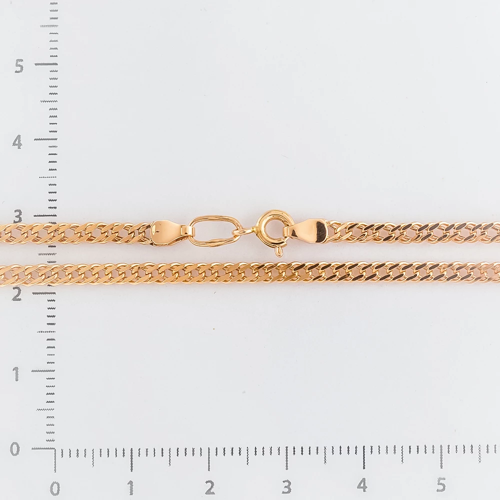 Цепь из красного золота 585 пробы