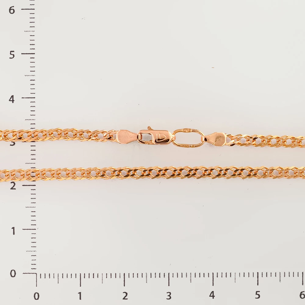 Цепь из красного золота 585 пробы