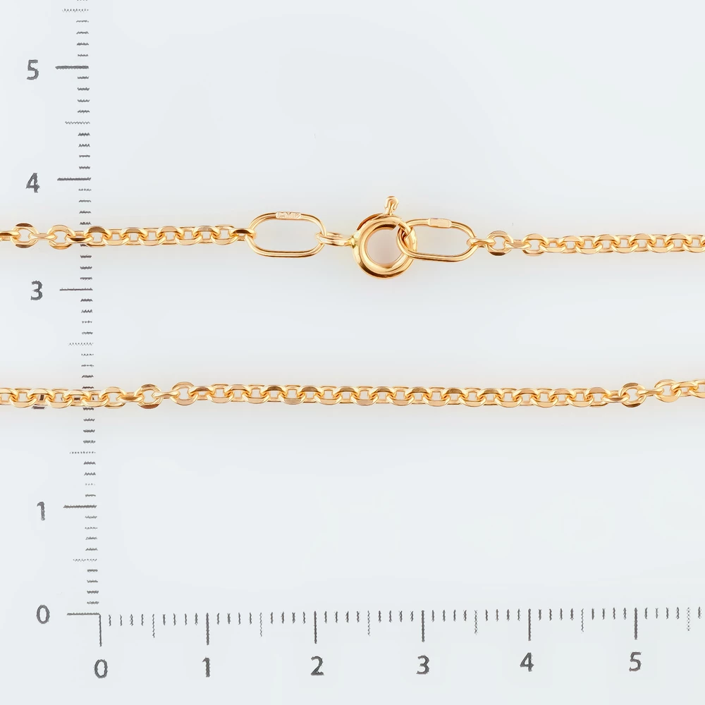 Цепь из красного золота 585 пробы