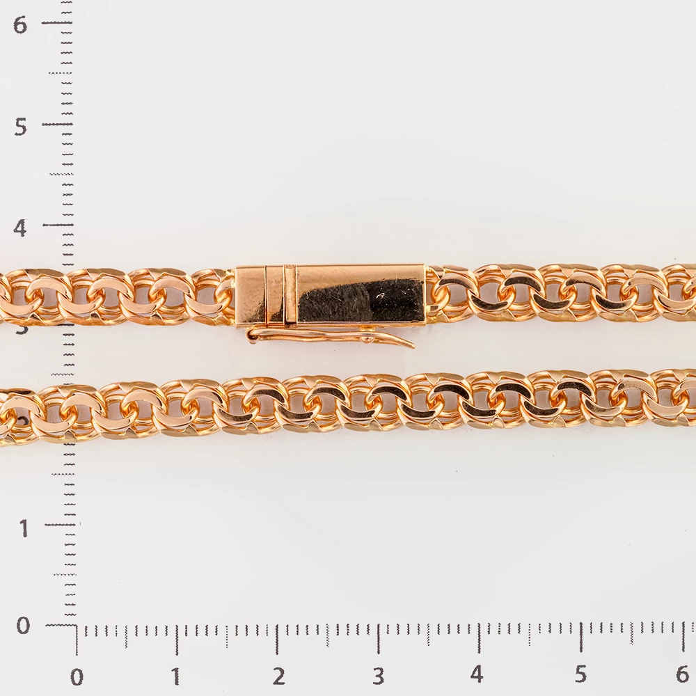 Цепь из красного золота 585 пробы