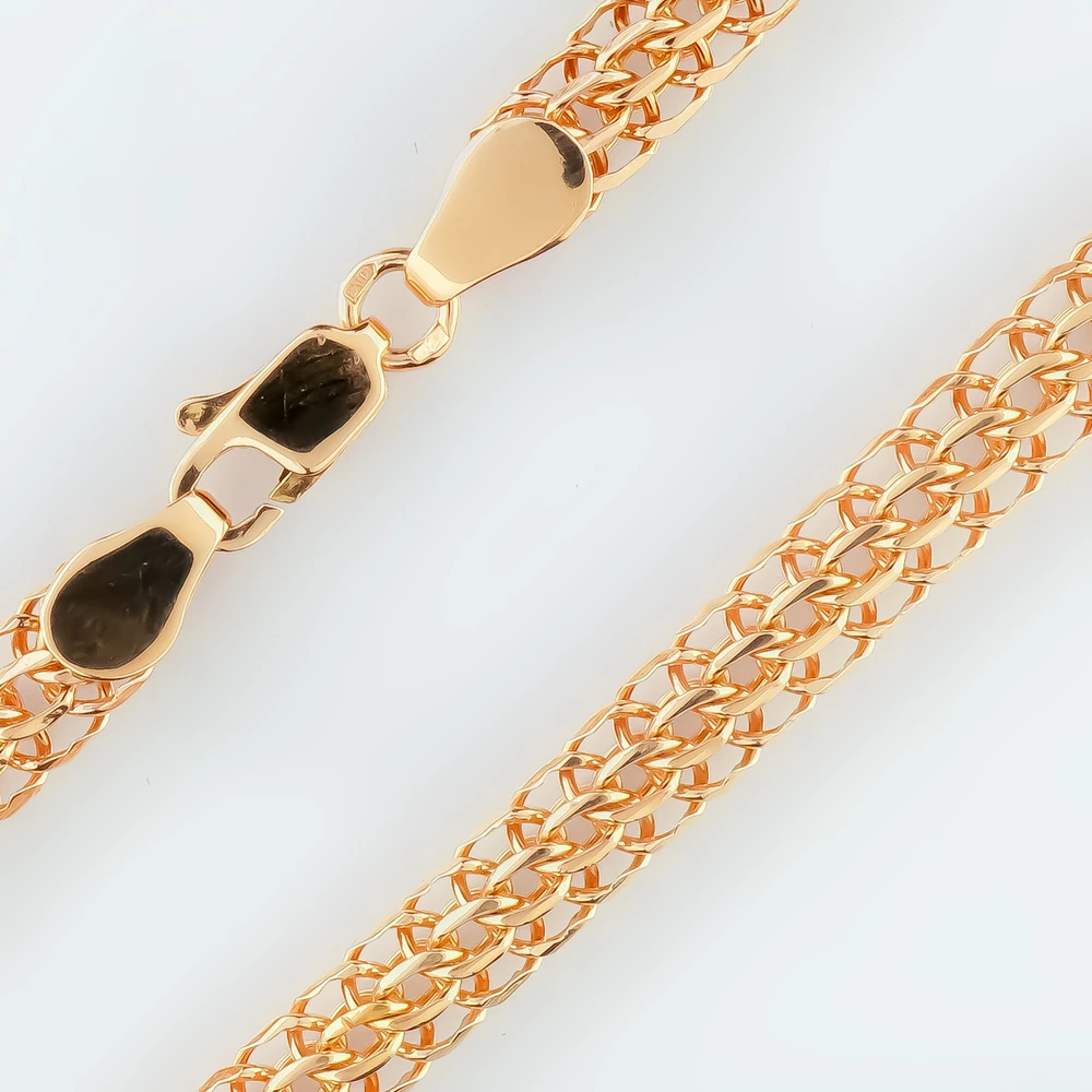 Цепь из красного золота 585 пробы