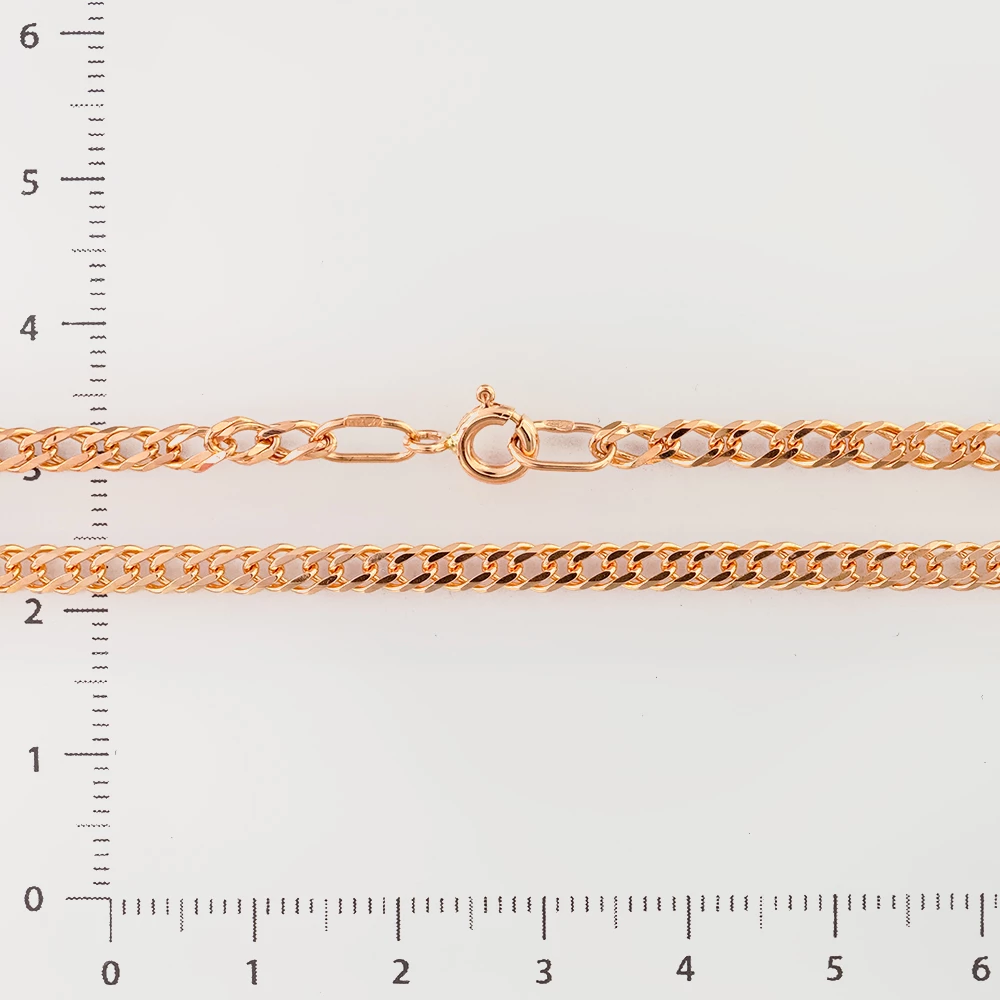 Цепь из красного золота 585 пробы