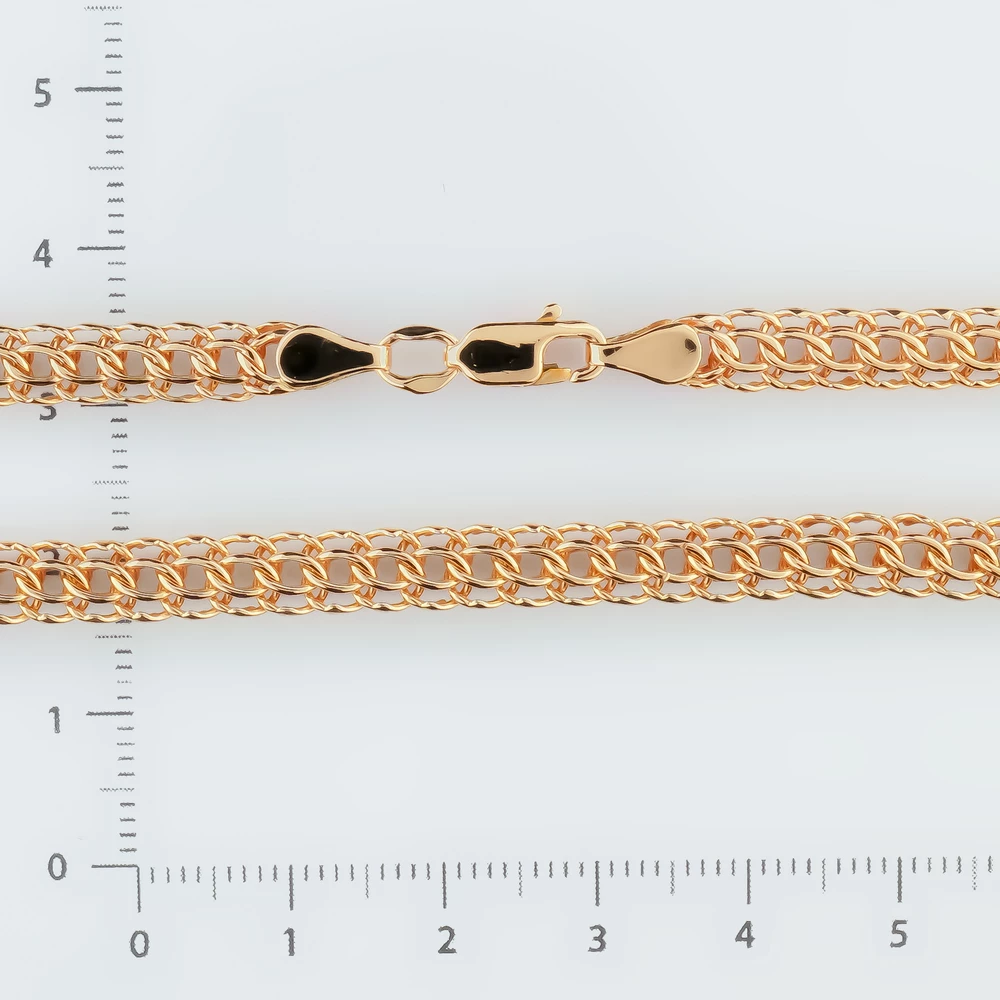 Цепь из красного золота 585 пробы