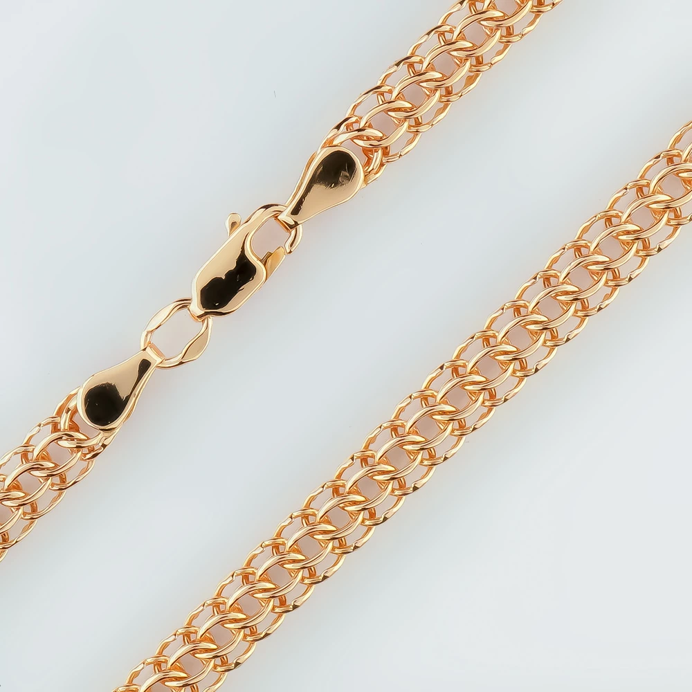 Цепь из красного золота 585 пробы