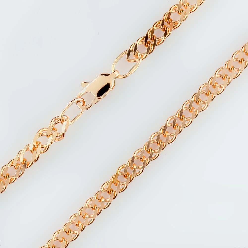 Цепь из красного золота 585 пробы