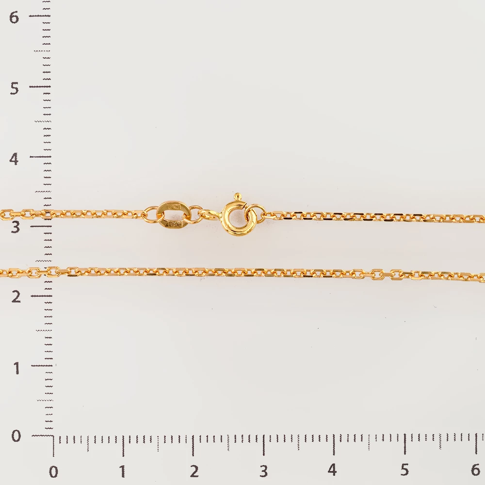 Цепь из красного золота 585 пробы