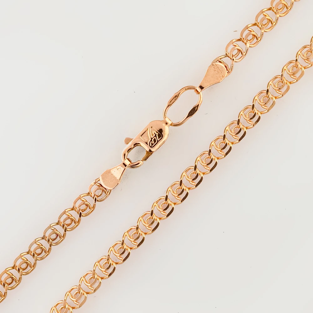 Цепь из красного золота 585 пробы
