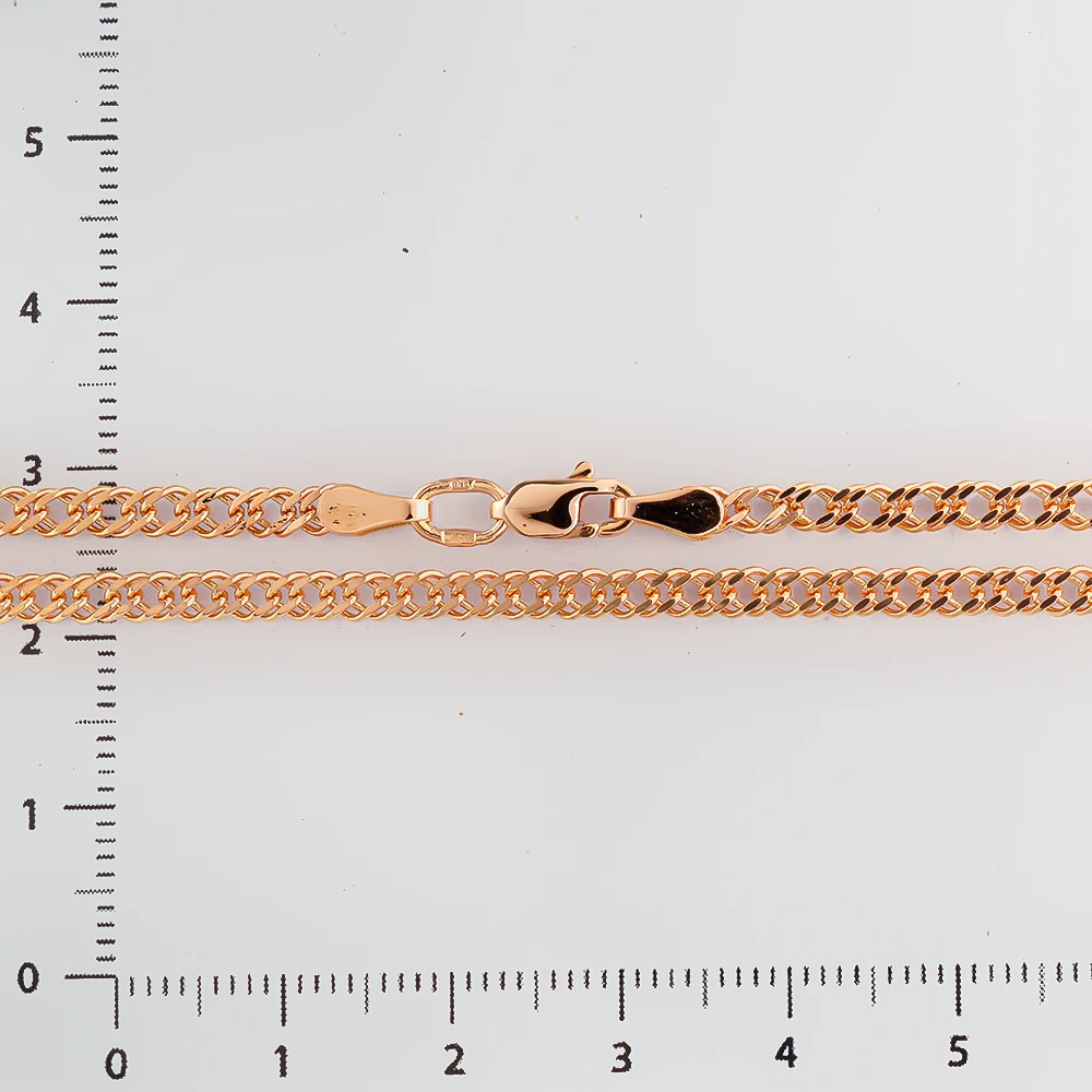 Цепь из красного золота 585 пробы
