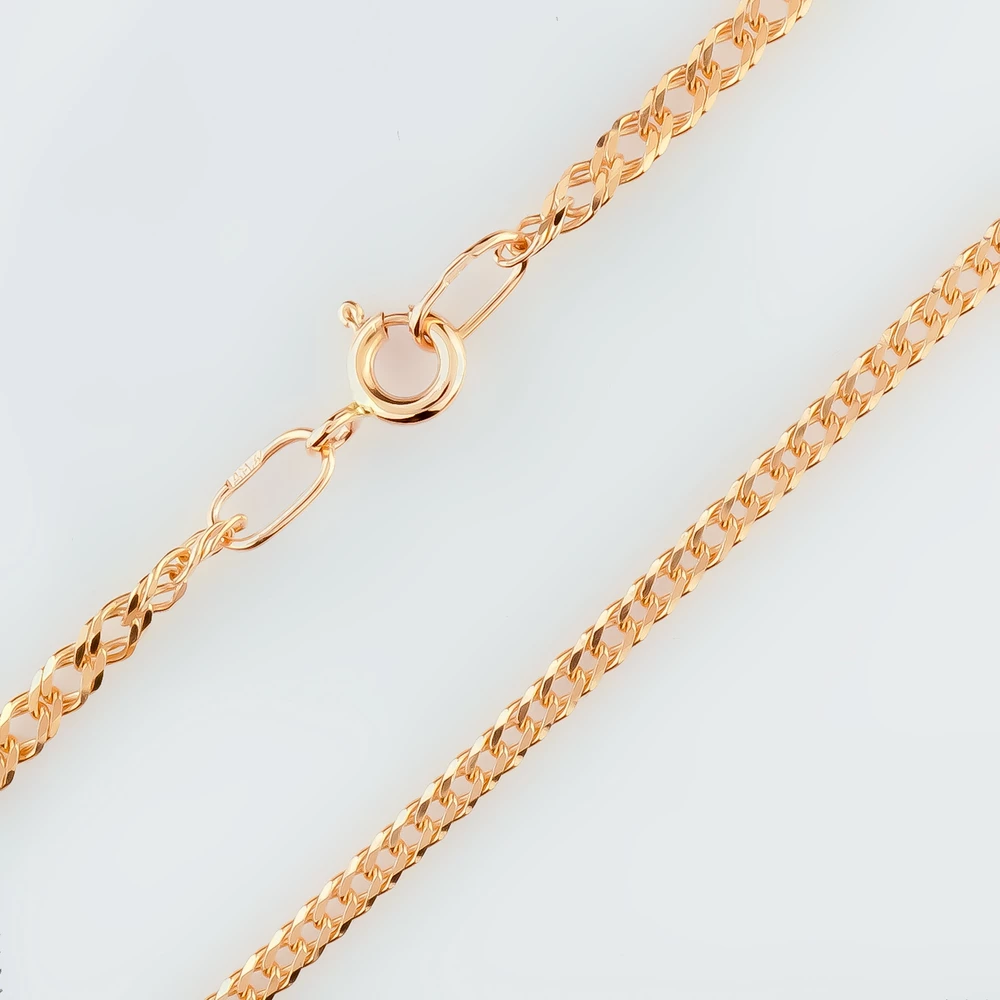 Цепь из красного золота 585 пробы