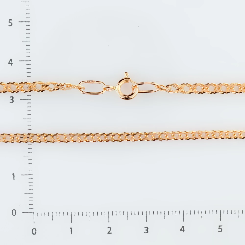 Цепь из красного золота 585 пробы