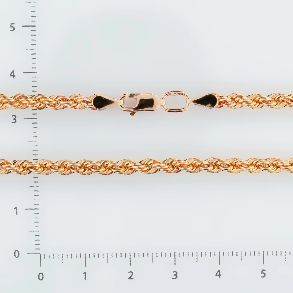 Цепь из красного золота 585 пробы