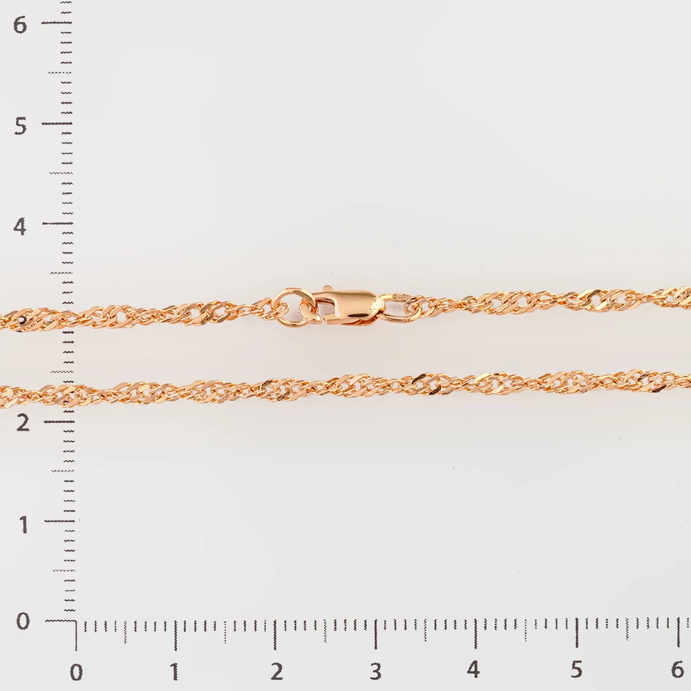 Цепь из красного золота 585 пробы