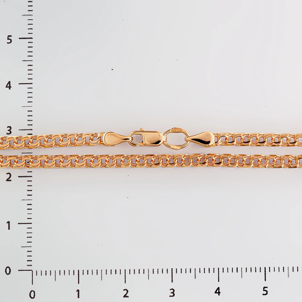 Цепь из красного золота 585 пробы